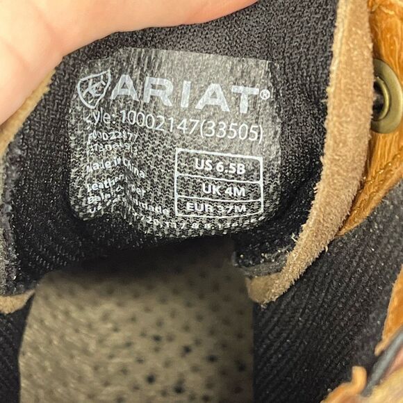 Ariat Women's Heritage Lacer II Kiltie Distressed Brown Western Boots Size 6.5 B - Picture 8 of 8